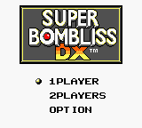 Super Bombliss DX Title Screen